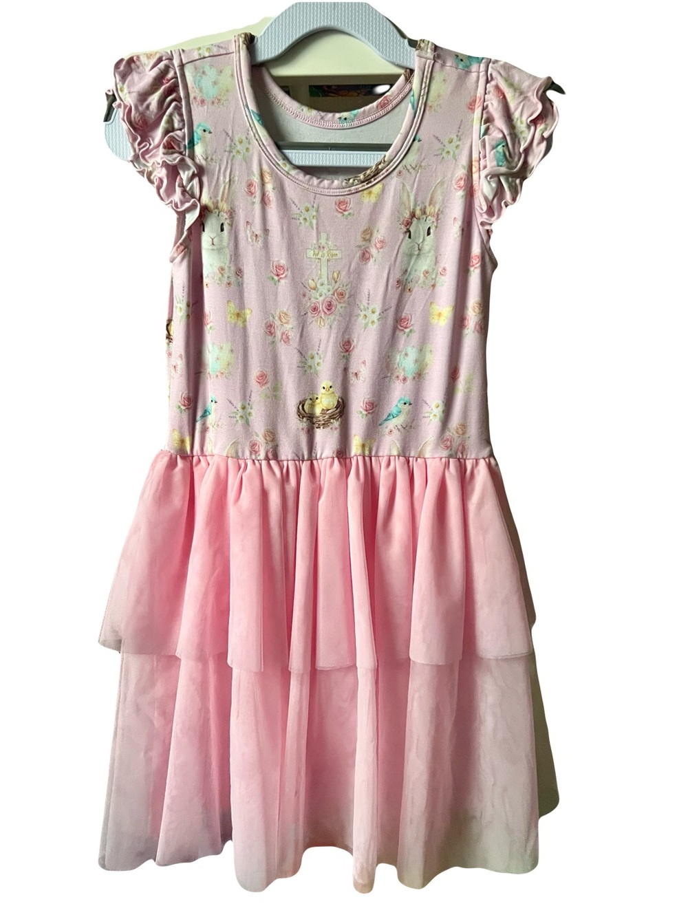 5/6 Junebug He is Risen Tulle Dress